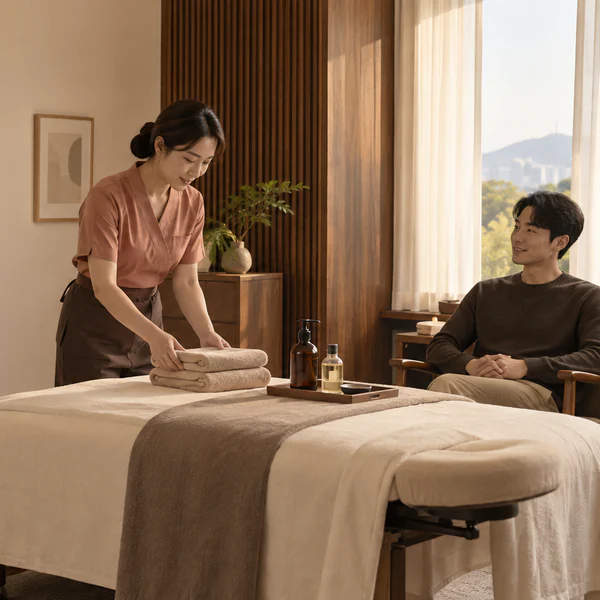 아로마 예리릴렉스 마사지 안내 이미지